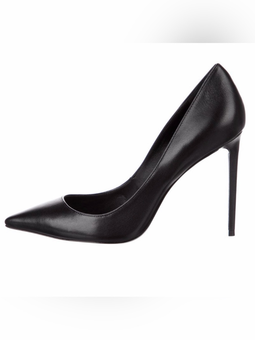Ruthie Davis Black Pointed-Toe Stiletto Pumps